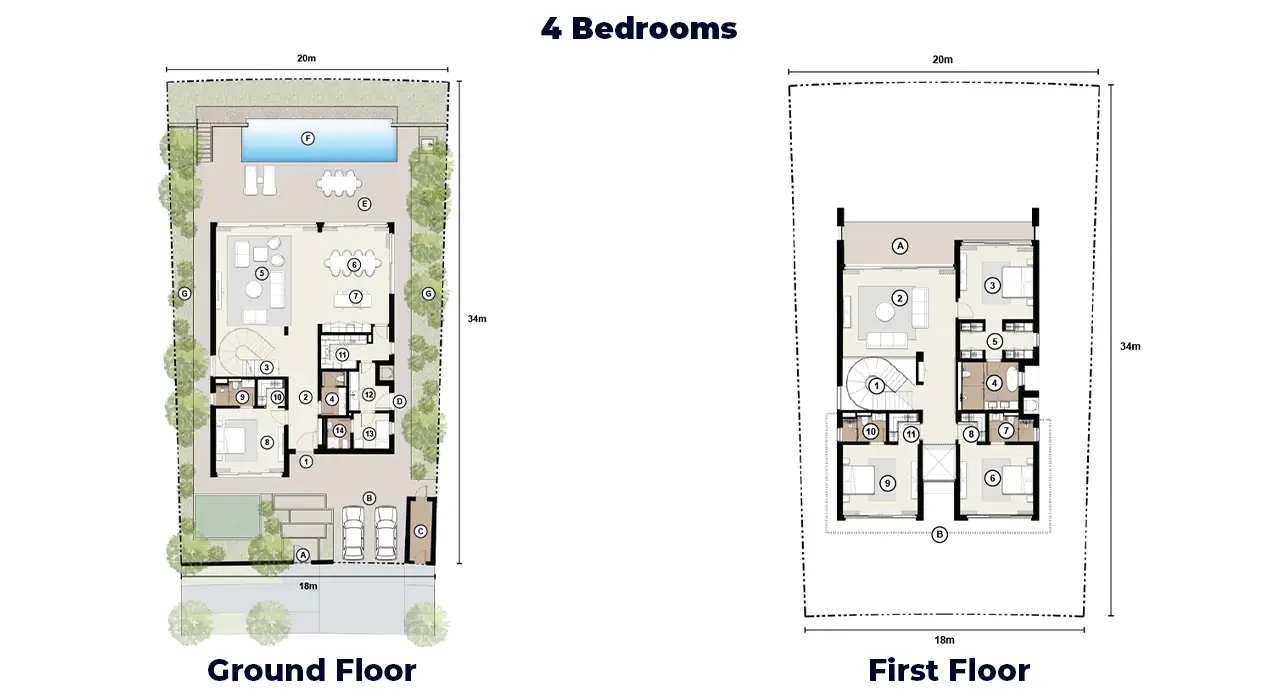 4 BR - Type A